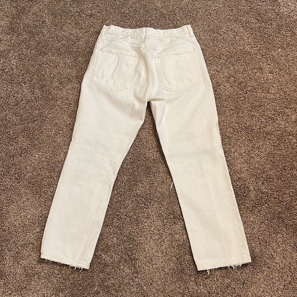 Agolde Riley White Jean - Picture 6 of 9